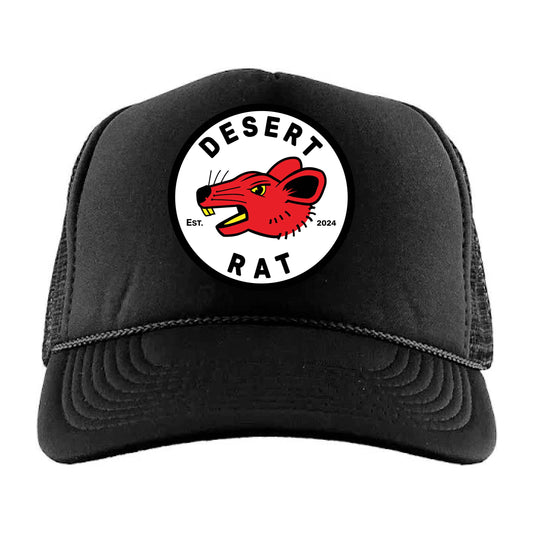 Black Mascot Rat Foam Trucker