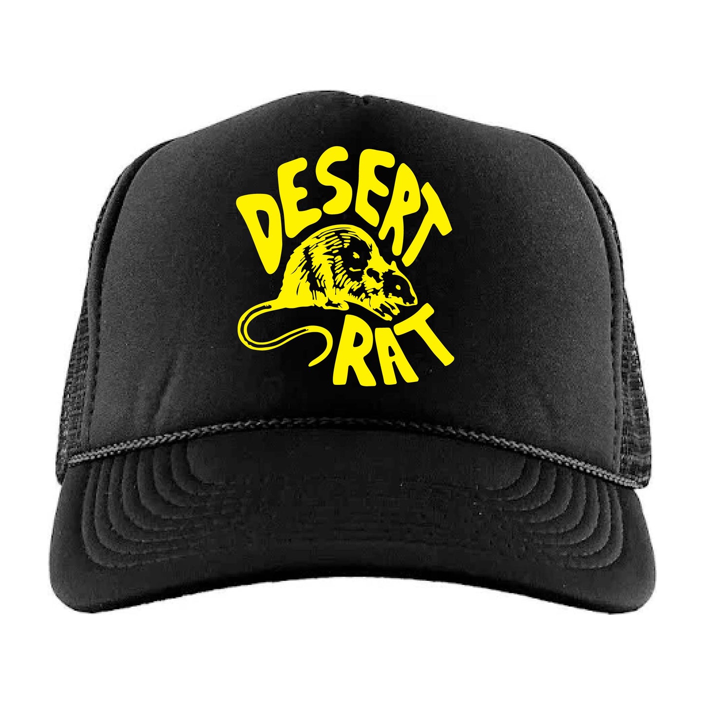 OG Desert Rat Black Foam Trucker