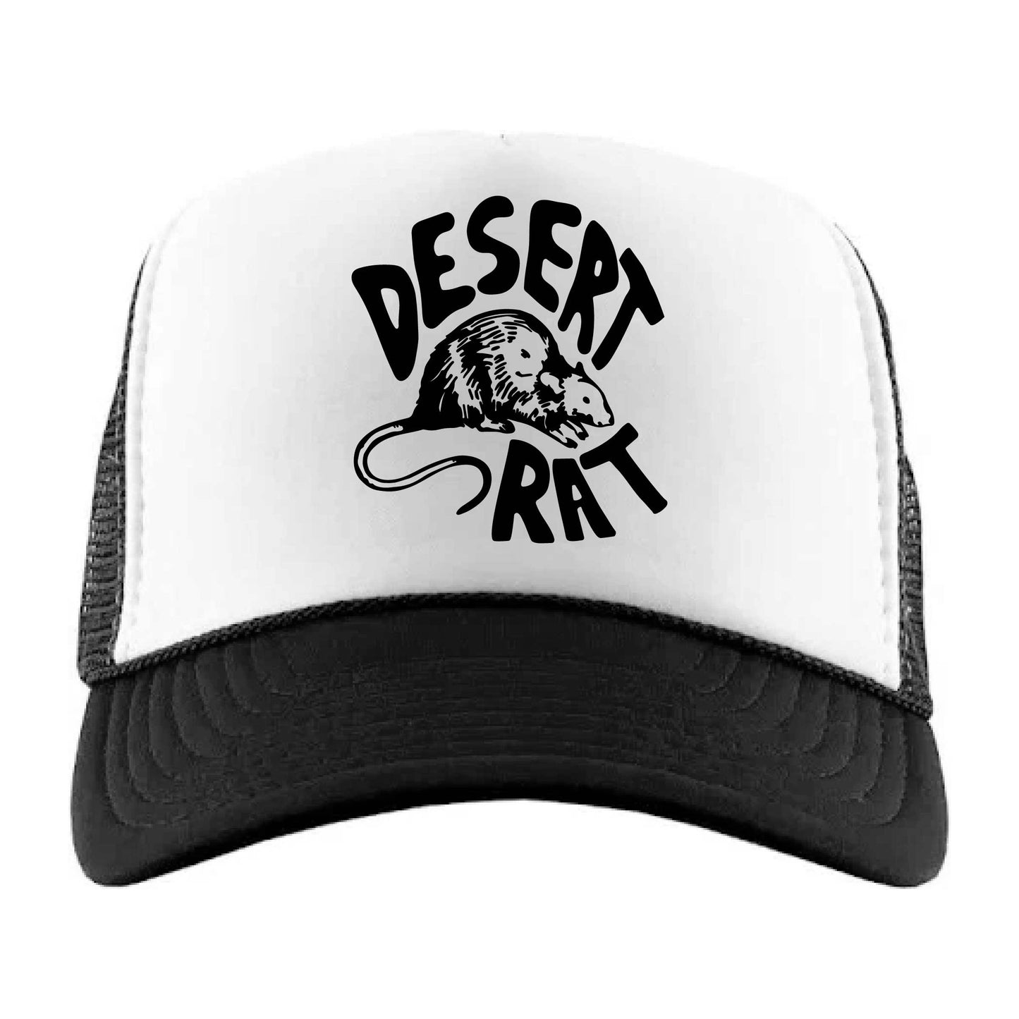 Black & White Foam Trucker