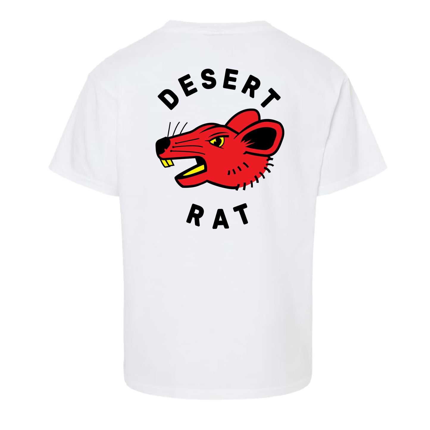 White Desert Rat Mascot Tee