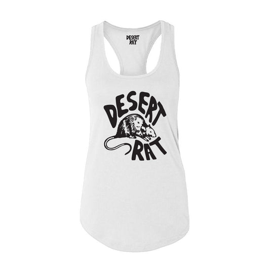 White Women's Racerback Tank